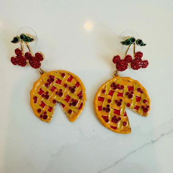 Disney X Baublebar CHERRY PIE Dangle Drop Earrings In Gift
Box - Picture 1 of 3